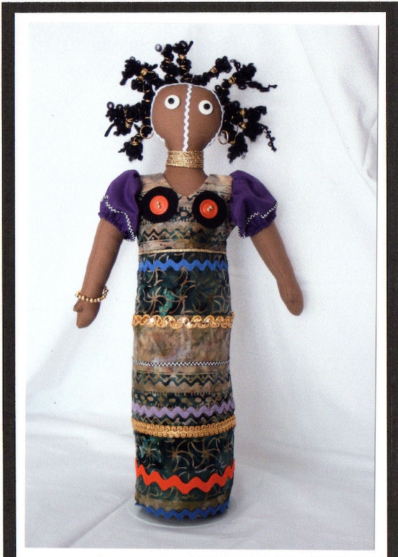 african cloth doll