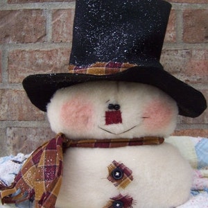 RP219E - Brando PDF - Fabric Sewing Pattern - Snowman Doll