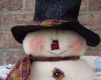 RP219E - Brando PDF - Fabric Sewing Pattern - Snowman Doll