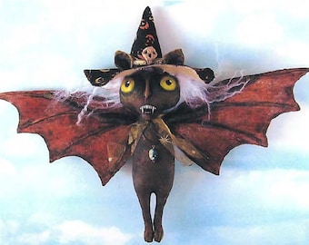 SE791 - Odette,  Art Bat Doll Pattern,  Sewing Cloth Doll Pattern - PDF Download by Susan Barmore