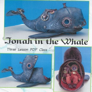 Doll Making Class – Jonah and the 16” Whale, Steampunk Style!  Art Dolls by Susan Barmore (PDF Download) - SE512E