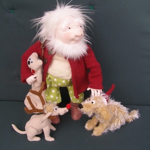 Cloth Doll EPattern - JM935E - Santa and Friends PDF Doll Sewing Pattern