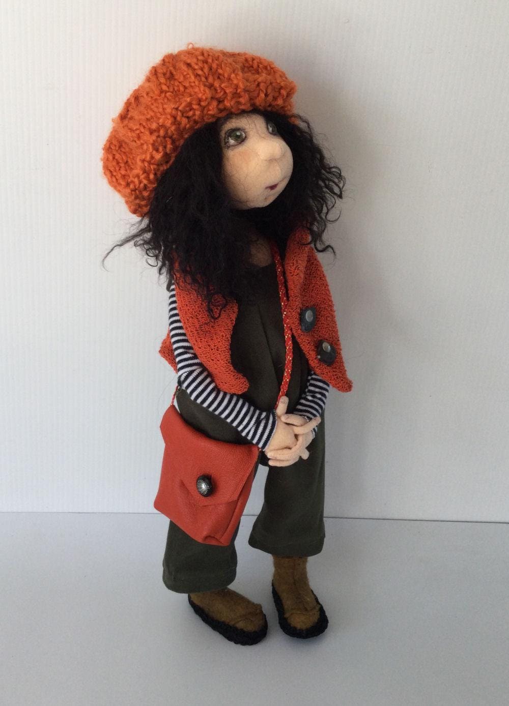 Eloise, 14" Art Cloth Doll by Jill Maas - PDF Cloth Doll Making Pattern, Download and Start Sewing Today!
