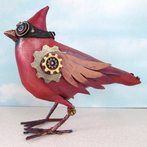 SE475E - Cardinal - Steampunk Art Doll Pattern