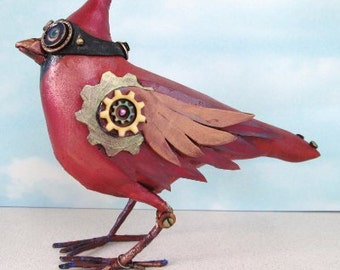 SE475E - Cardinal - Steampunk Art Doll Pattern