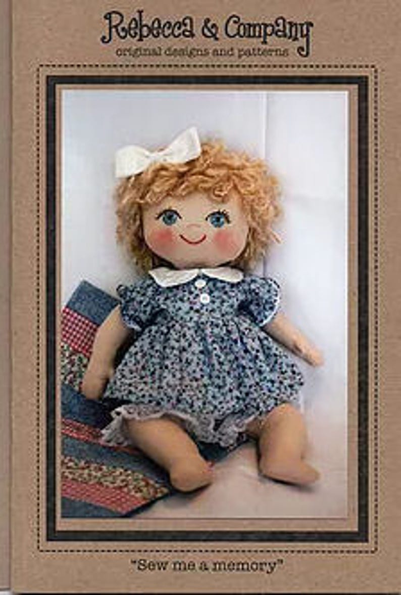 RC602E Maggie Mae 18 Baby Doll Sewing Pattern PDF Download Doll Making Pattern image 2