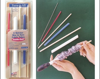 Turn It All Tube Turners, 3 Sizes - Recommended by Dollmakers for Turning  Doll Parts Right Side Out. Perfect for arms and legs!