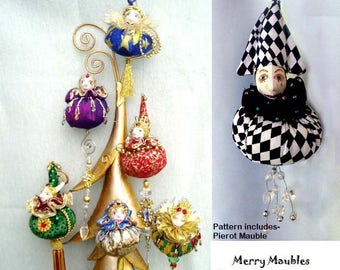 MM239E – Merry Maubles, Padrão de Enfeites de Natal - PDF