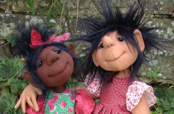 JC405E Best Friends Cloth Doll Sewing Pattern – PDF Download