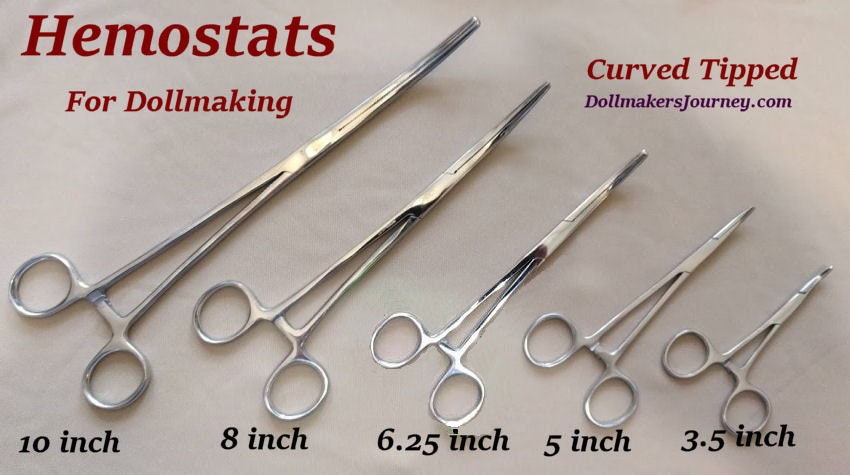 4pc Hemostat Set – 3.5 Inch Straight & Curved Locking Forceps, Surgical Grade, S.S Brand