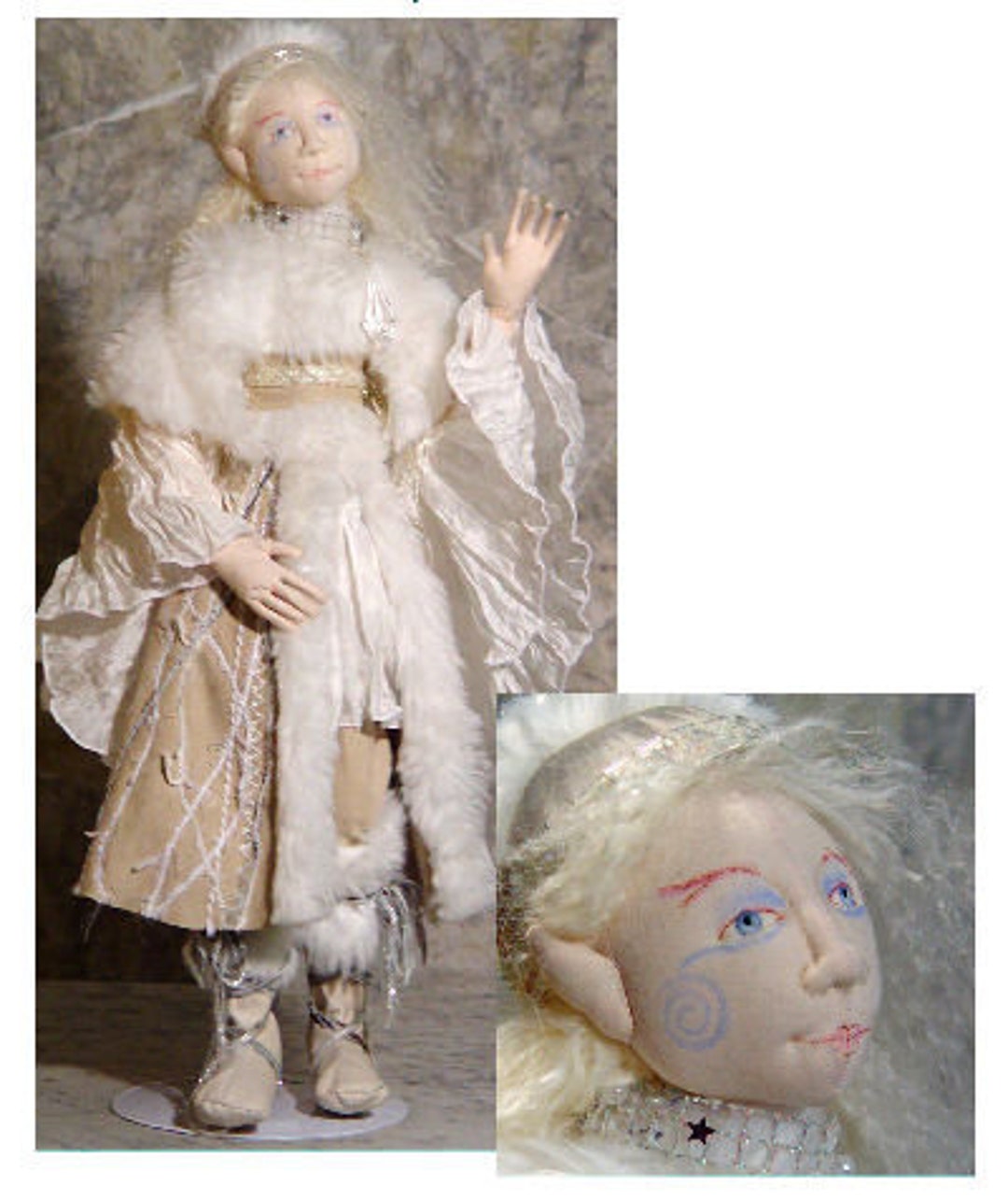 BS315E - Ari Briavel of Winter Wild Woods - Elf-ling Cloth Doll Pattern ...