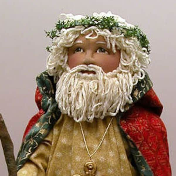 DH112E - Old World Santa Doll Sewing Pattern – PDF Download Doll Making Pattern