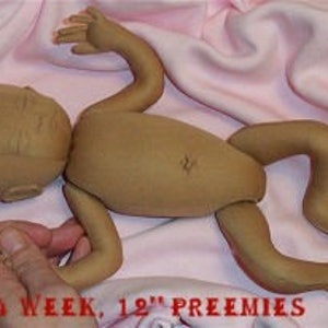 Preemie Doll Patterns Cloth Doll Making Sewing Pattern PDF Download image 3