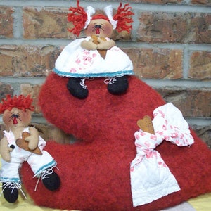 RP170E - Hearts Abound,  Raggedy Ann Andy Doll Sewing Pattern by Michelle Allen of Raggedy Pants Designs - PDF Download