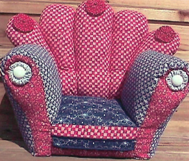 KK714E A Really Nice Chair Sewing Pattern, PDF Download image 1