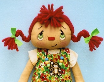 HH251 - Pippi Ann PDF - Padrão de costura para boneca de pano