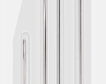 Long Straight Upholstery and Doll Jointing Hand Needles, 6, 8, 10 & 12-Inch (4-Piece)