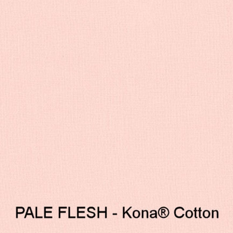 Doll Making Body and Skin Fabric - 100% cotton - Kona Cotton Fabric Solid Colors by Robert Kaufman - 1 Yard - Quality Woven Sewing Fabric image 2