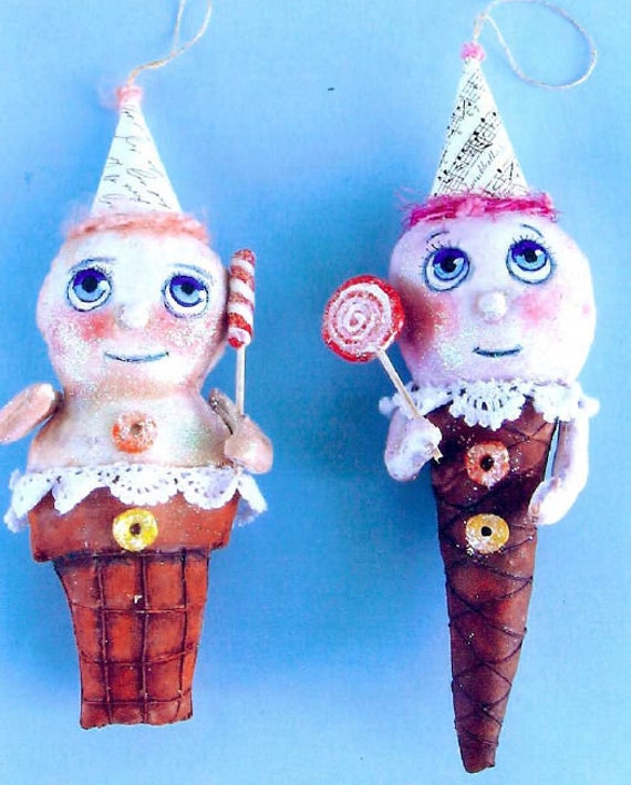 ice cream cone dolls