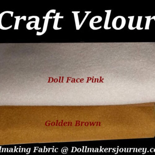 Cloth Doll Making Fabric Deer Suede Doll Face Pink Etsy
