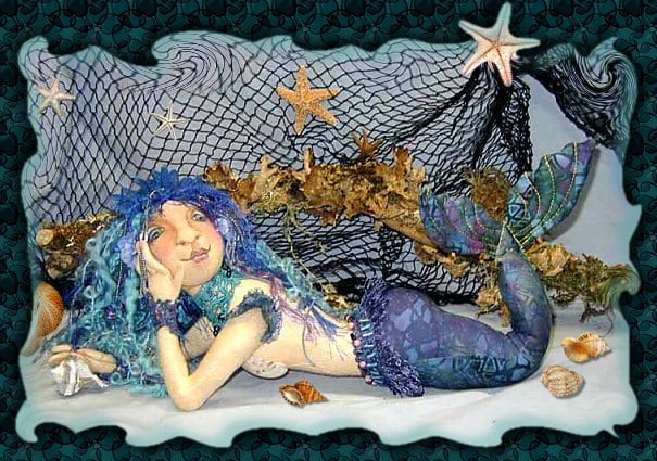 PL812E Mareena PDF Cloth Doll Making Pattern Mermaid - Etsy