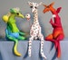 SM928E -  Whimpey Dragon, Giraffe & Horse -  3 in 1 Cloth Doll/Animal Making Sewing Pattern - PDF Download 