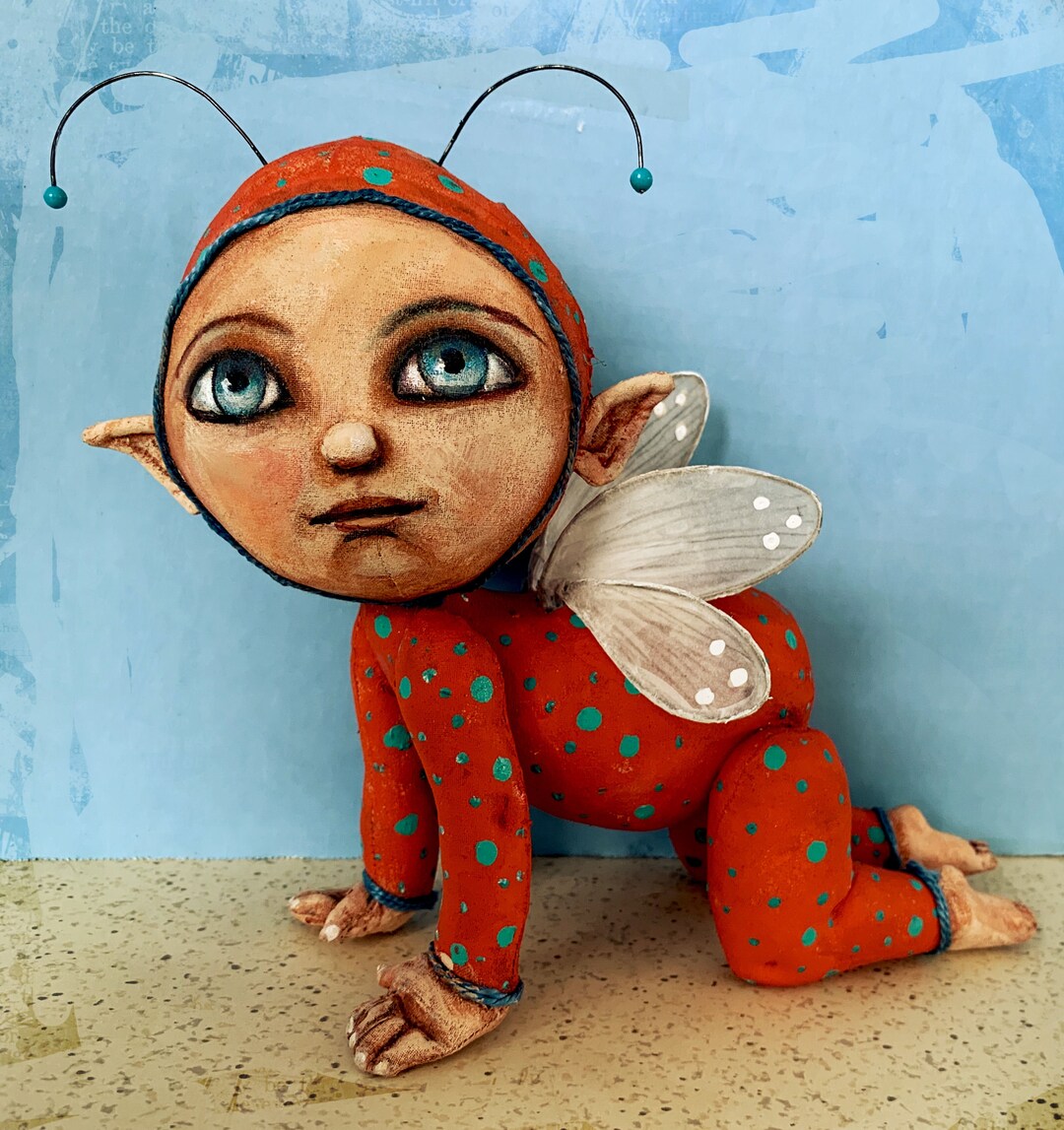 New! Fairy – 7” by 7” Painted Fabric Fairy Cloth Doll Sewing Pattern ...