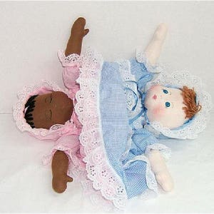 Judi Ward Original Design - TOPSY TURVY ~ Cloth Baby Doll Making E-Pattern  - Download Sewing Pattern