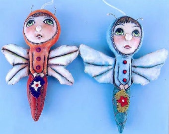 SE750 -More Christmas Bugs,  Christmas Ornaments Sewing Fabric Pattern - PDF Download by Susan Barmore