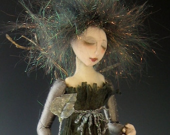 CR912E - Silvanna PDF Cloth Art Doll Making Sewing Pattern