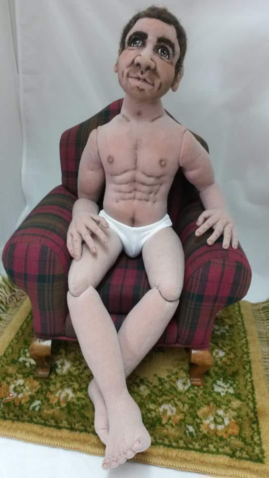 SA802E - Sam the Man Cloth Doll Pattern - Basic Male Body