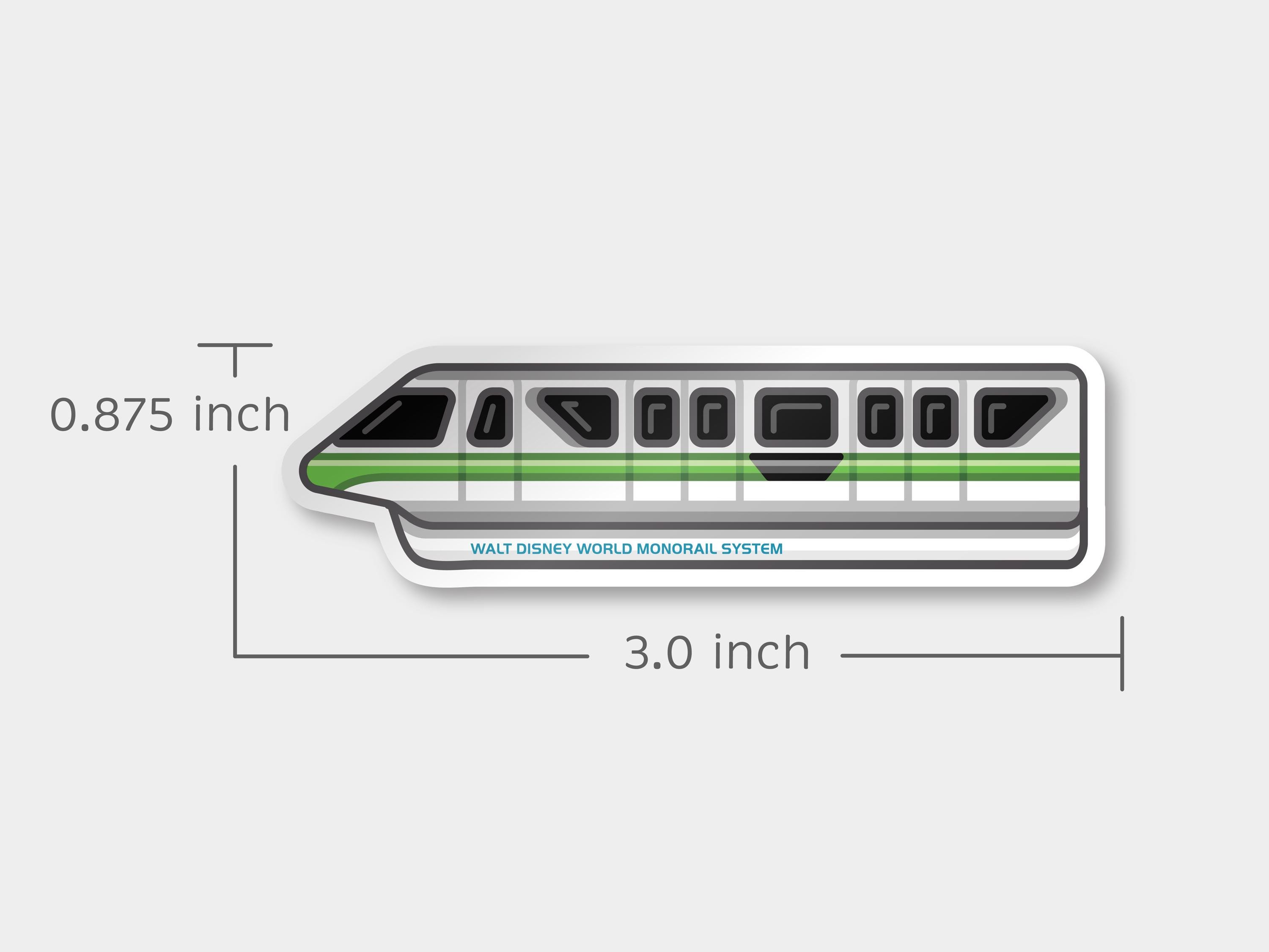ディズニーモノレールステッカー | マジックキングダムパーク交通