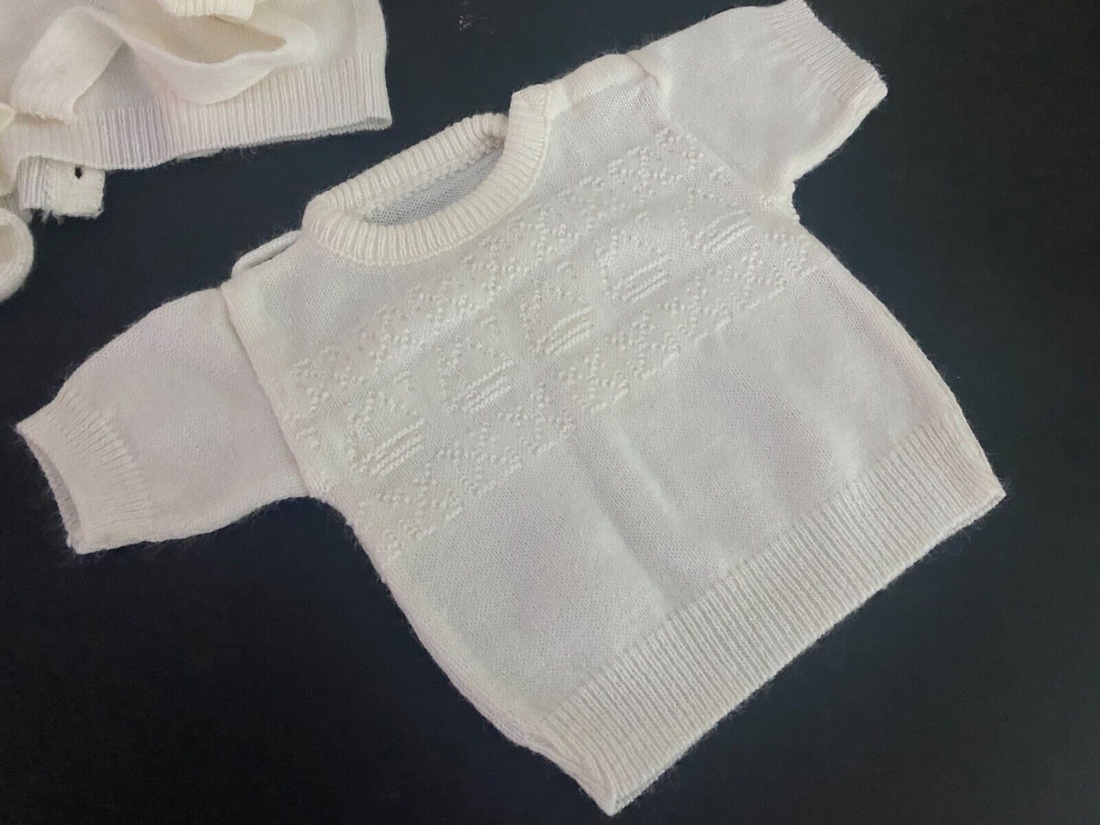 Vintage Infant Boys White Sweater Set Overall Jacket Sailboat Etsy