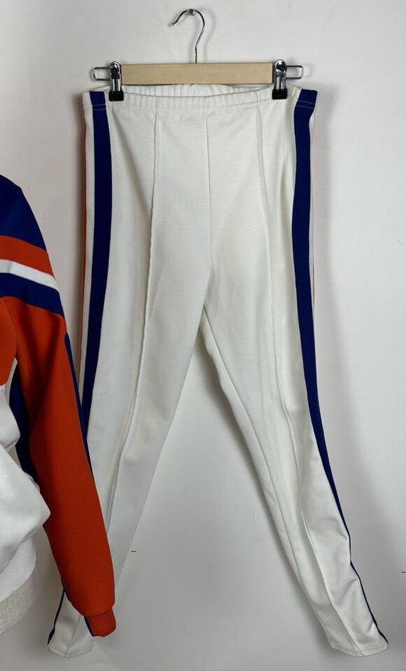 Vintage 70s Cheerleader Uniform Pants Jacket Oran… - image 6