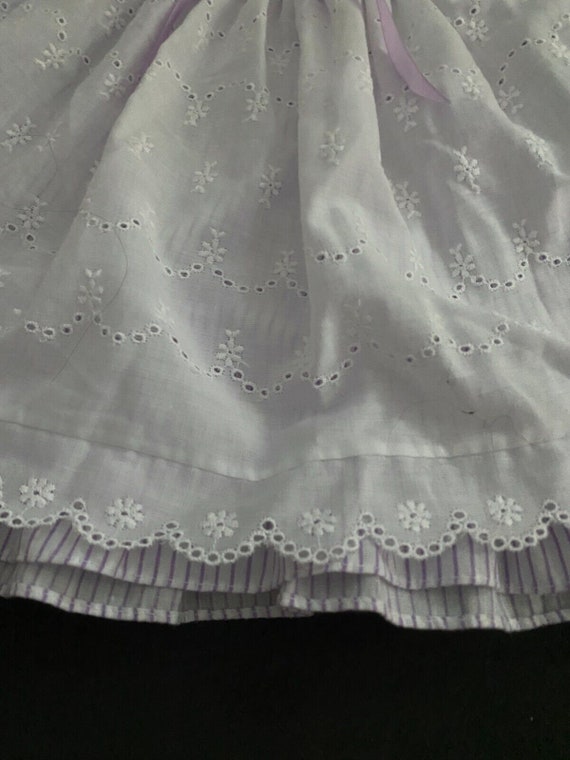 Vintage Girl Apron Pinafore Dress 2pc Full Circle… - image 7