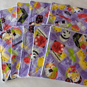 UnNapkin set of 10 with Napkin Holder / Purple Bento image 5