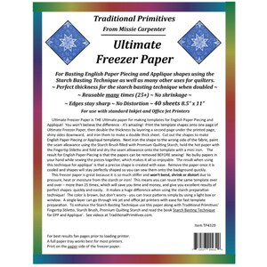 Ultimate Freezer Paper 40 hojas: perfecto para unir papel de base