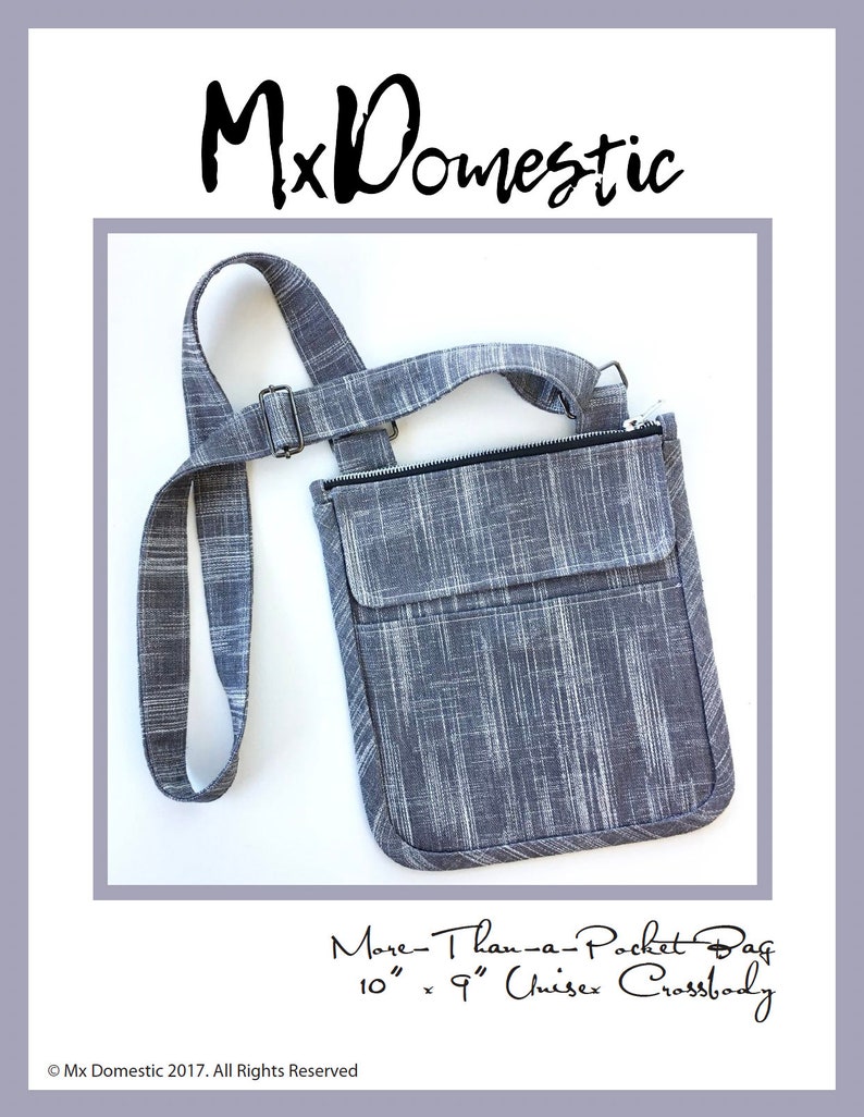 More-Than-a-Pocket Bag PDF Pattern by Mx Domestic image 2