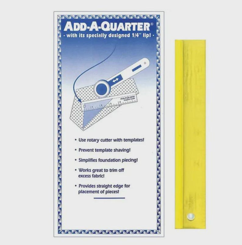 Add-a-quarter 6 Inch Ruler - Etsy