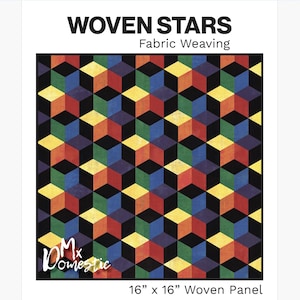 Woven Stars Variations Fabric Weaving Pattern (PDF) by Mx Domestic