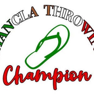Chancla Wurf champion SVG