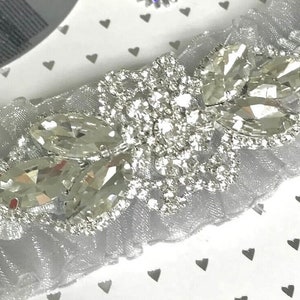 Silver prom garter, Prom Garters, Custom color prom garter, garters image 4