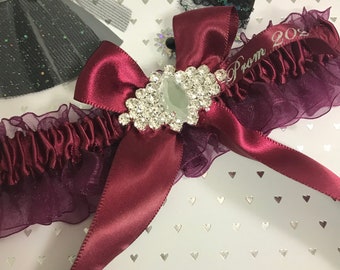 Wine prom garter,  Wine garters