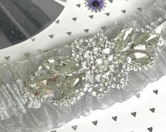 Silver prom garter,  Prom Garters,  Custom color prom garter,  garters