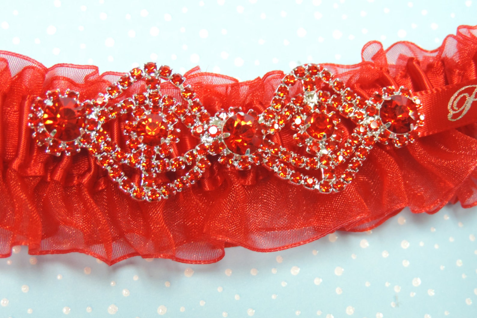 Sparkle Red Prom Garter Red Prom Garter Prom Garters Etsy