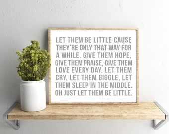 Let them be little | Etsy