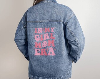 In My Girl Mom ERA Oversized Women's DTG Denim Jacket