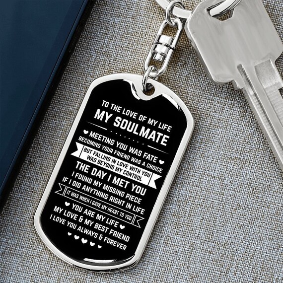 Soulmate keychain best sale