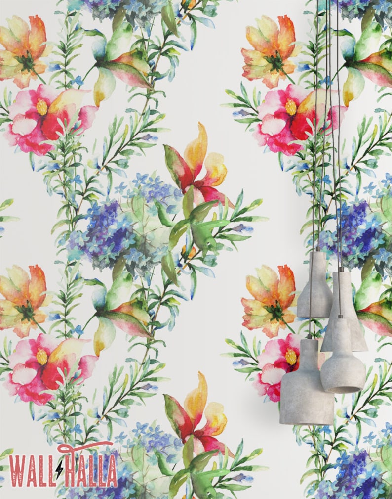 wallpaper: Wallpaper Watercolor Floral