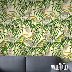 Palm Tree Wallpaper: Vintage Removable Wall Decals